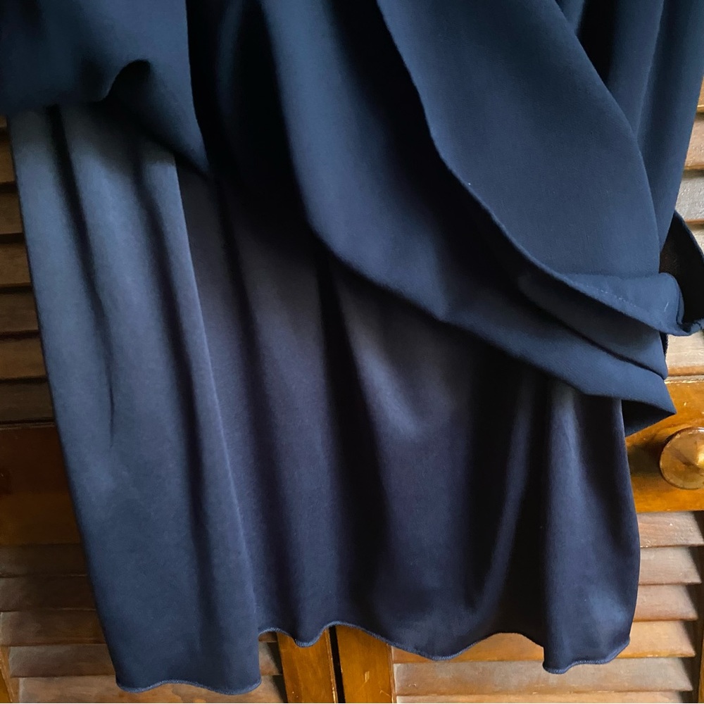 Women’s navy blue 3/4 sleeve dress by Everly - Picture 3 of 5